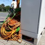 Anschluss mit Kabeln